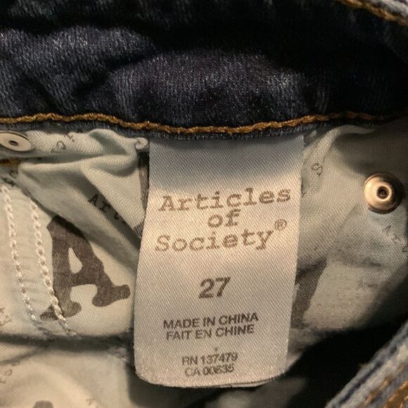 ARTICLES of SOCIETY women’s skinny jeans, size 27 - Picture 9 of 14